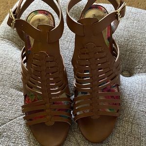 Madden girl block heel open toed sandal